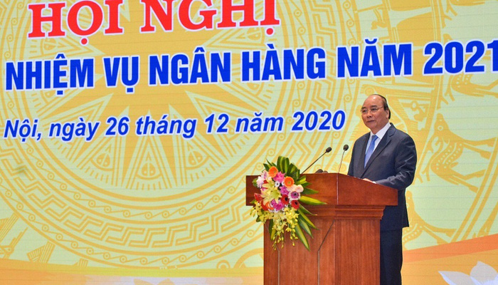 Thủ tướng Chính phủ Nguyễn Xuân Phúc phát biểu chỉ đạo tại hội nghị.